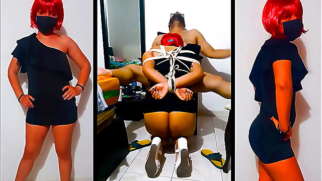 Tied my up, you samanta, me con, bdsm bondage, you are my slave