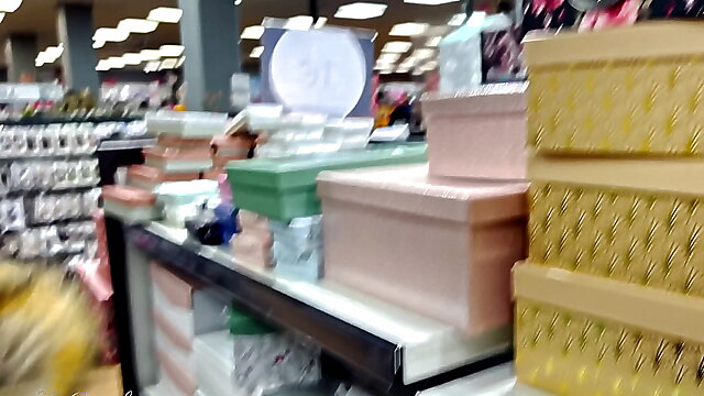 Dick in public store, cum on her cumshot, german cumming, big ass in the store, german store