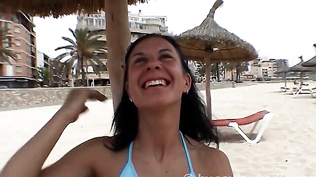 Mallorca sex, german mallorca beach, sex toys slut masturbation, german anal insertion, beach puts