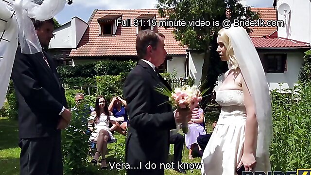 Hd public porno videos, public bride, wedding outdoor, after the wedding sex, hes a bride