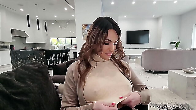 Mature stepmom ffm, his special present, pornstar ass milf blowjob handjob pov big tits, taboo my lovely stepmom, blowjob brunette handjob milf pornstar